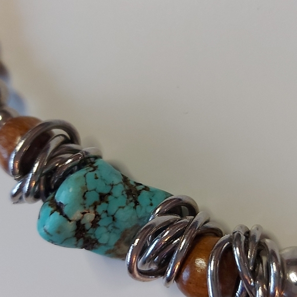 Chunky colorful necklace - Picture 4 of 7